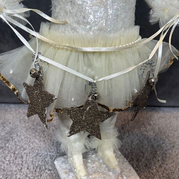 Bethany Lowe RARE Snowman Snow Woman Christmas Vintage Decoration Stars - Picture 6 of 13